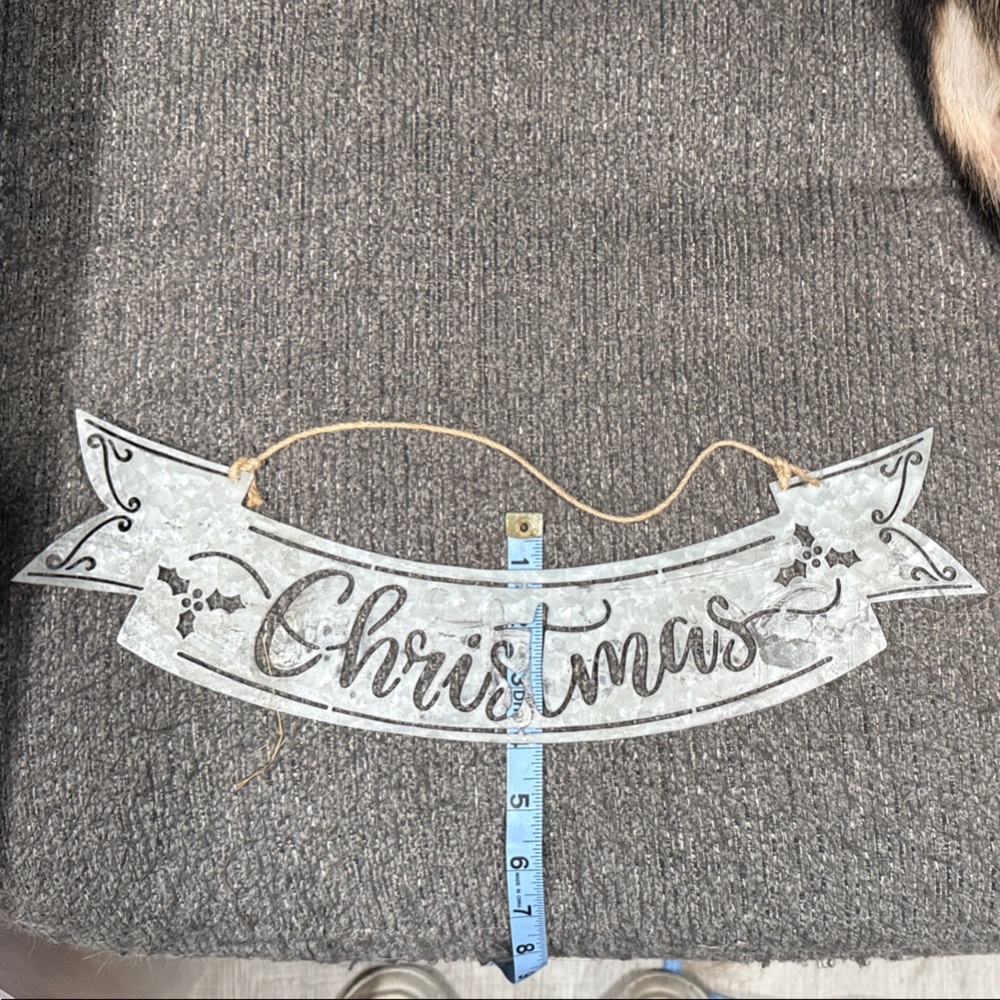 Christmas Hanging Tin Sign